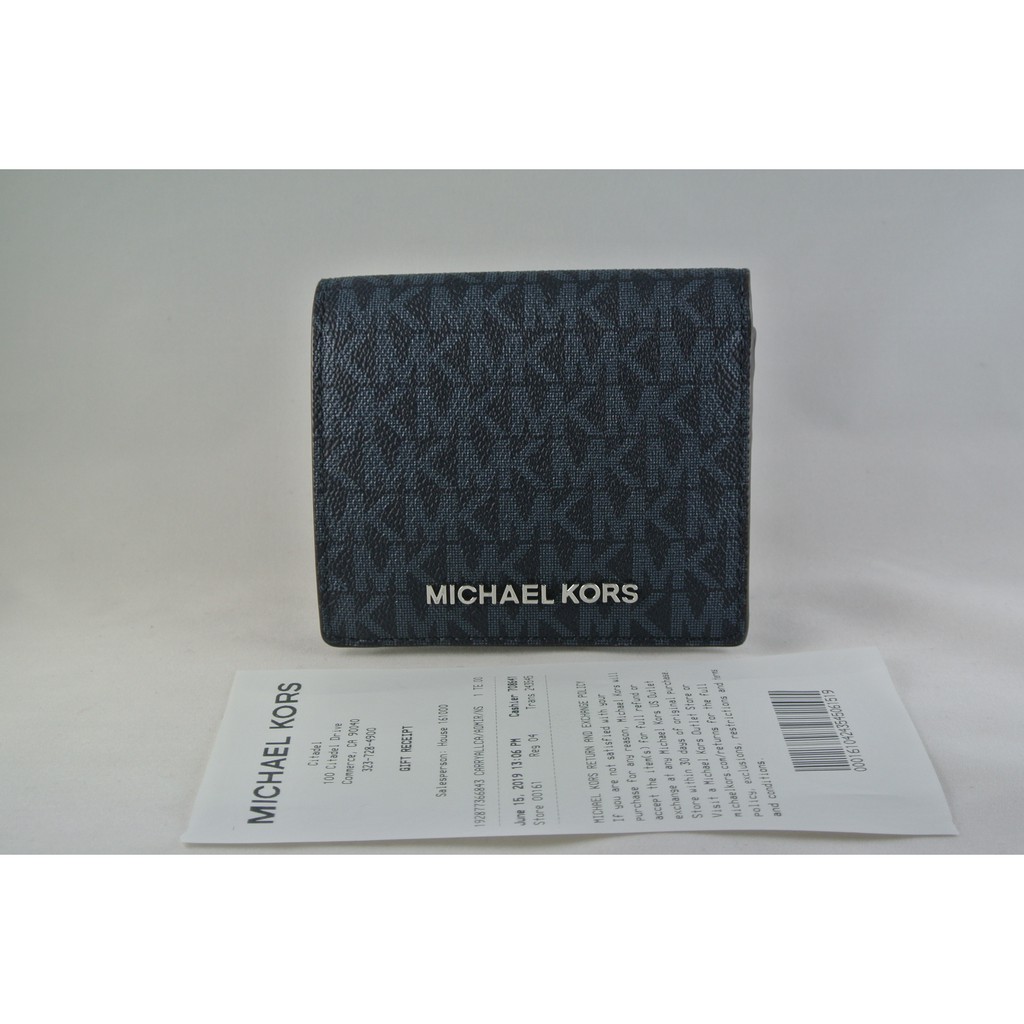 SALE!!! Michael Kors Jet Set Carryall Card Case/Wallet - Admiral | Shopee  Philippines