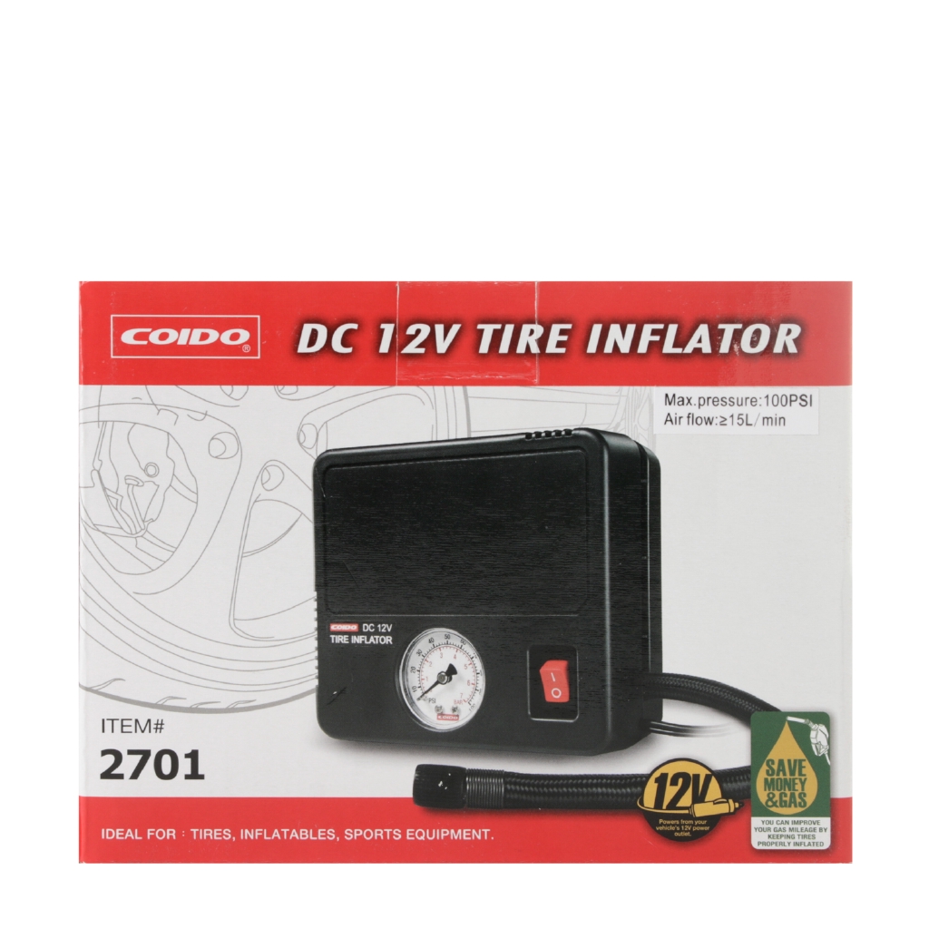 Coido dc 12v store tire inflator