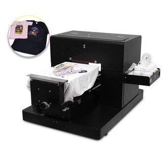 DTG Printer A4 Size 6 Colors Direct to Garment T-Shirt Flatbed Printing Machine for Dark and Light C