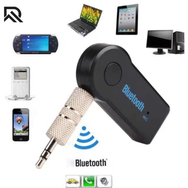 Original Universal Bluetooth Car Kit AUX Music Receiver Shopee