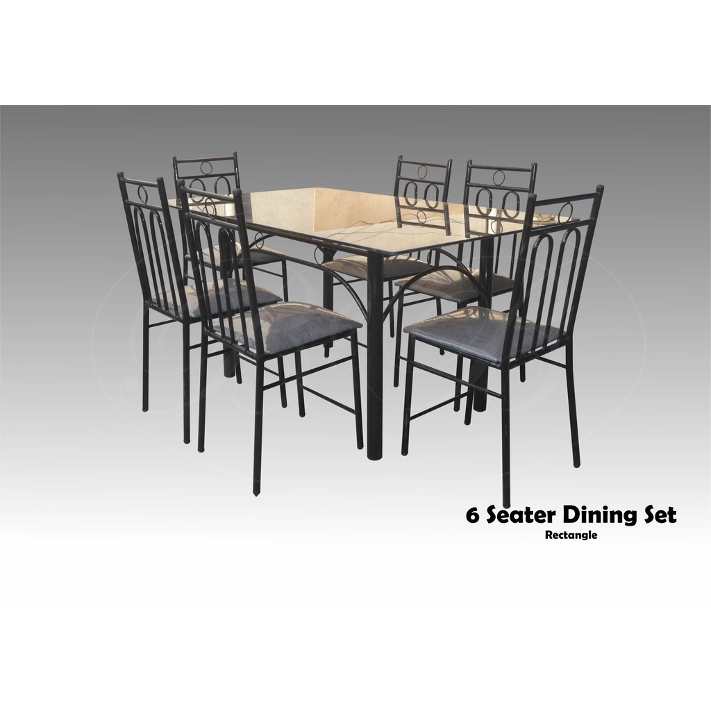 Dining Table 6 Seater (Rectangle) Shopee Philippines