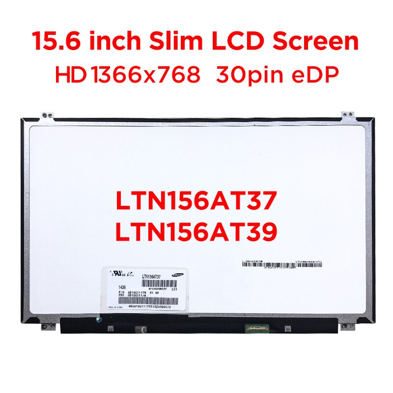 HD 1366x768 SCREENARAMA New Screen Replacement for LTN156AT37-T01 LCD LED Display with Tools Glossy 