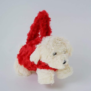 red poodle stuffed animal