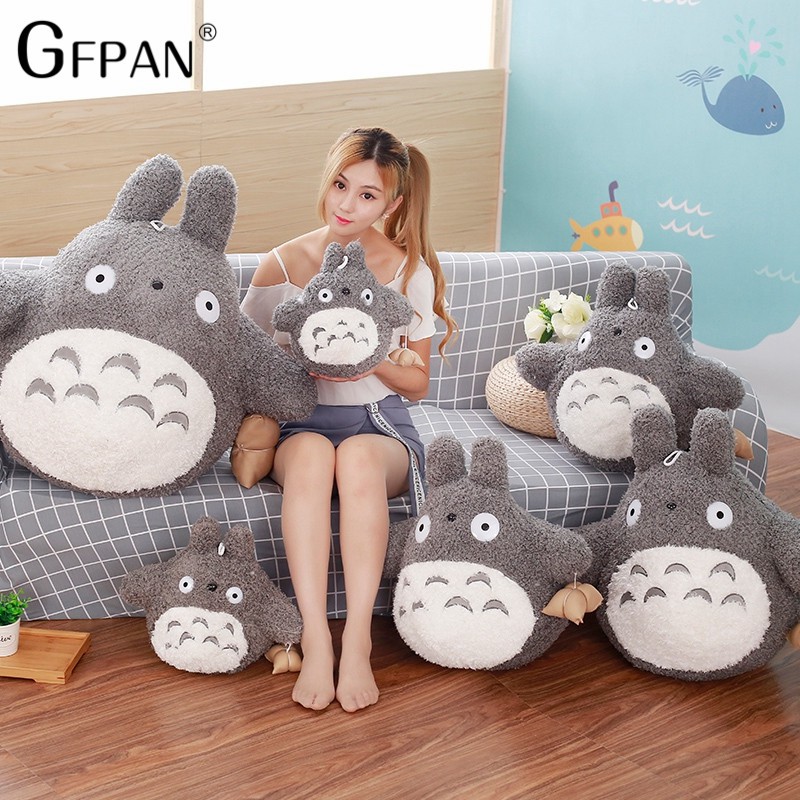Gfpan Big Size Funny Totoro Plush Toys Famous Cartoon Totoro Soft Plush Stuffed Animal Cushion Doll Shopee Philippines