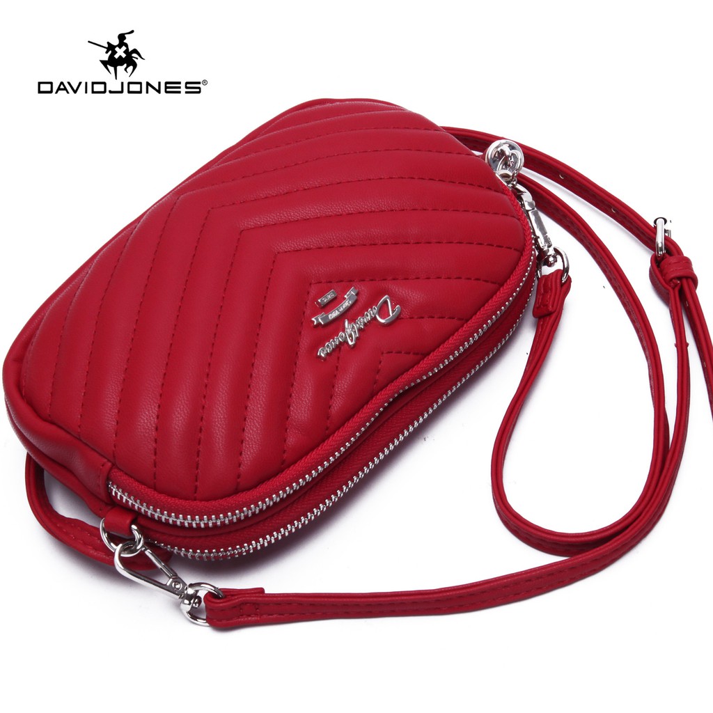 david jones red bag