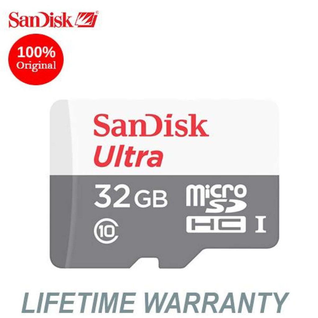 Original Sandisk Ultra 16 32 64gb Micro Sd Card Speed 80mb S Shopee Philippines