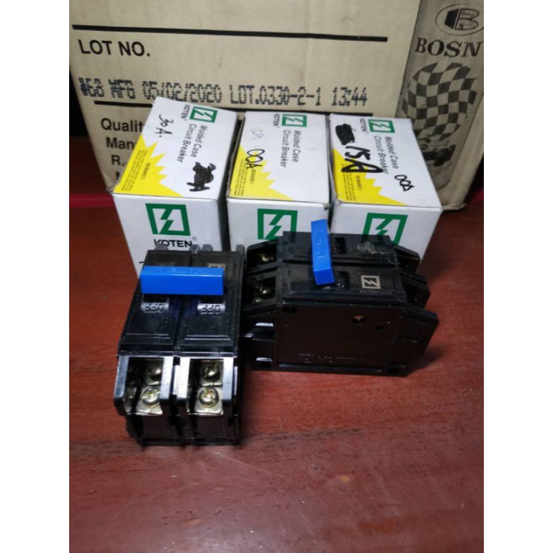 Koten Bolt on 2 Phase circuit breaker.15A 20A 30A 40A 60A. Shopee