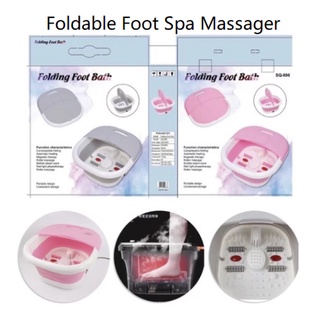 SC Foldable  Foot Spa Massager Tub Electric Heating Constant Temperature