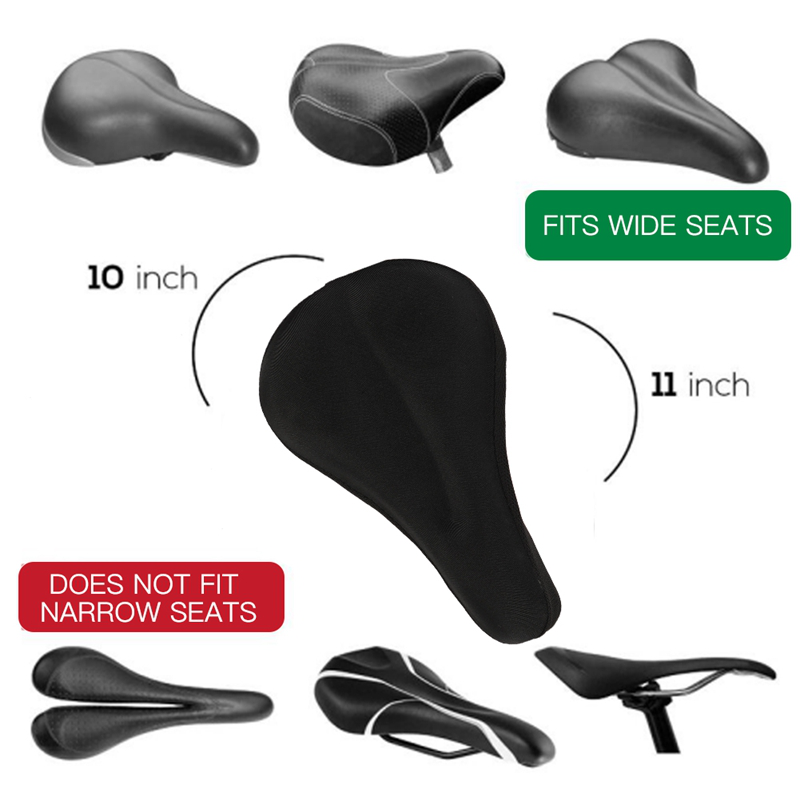 extra large gel bike seat cover