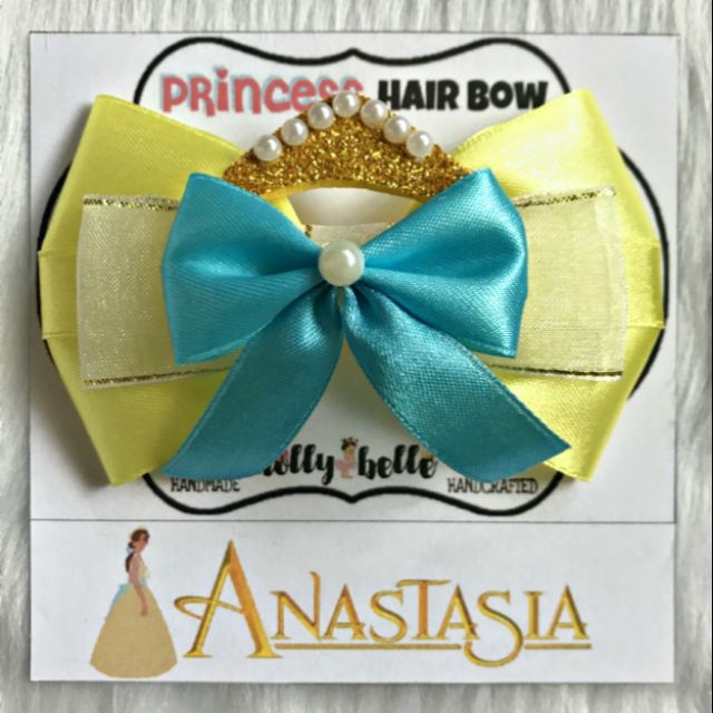 Disney Princess ANASTASIA ROMANOV inspired Hair Bow Clip Headband | Shopee  Philippines