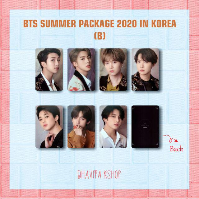 Bts Summer Package 19 In Korea Unofficial Photocard Shopee Philippines