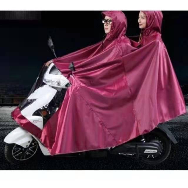 waterproof Double 2-person Convenient motor raincoat bigaxixi | Shopee ...