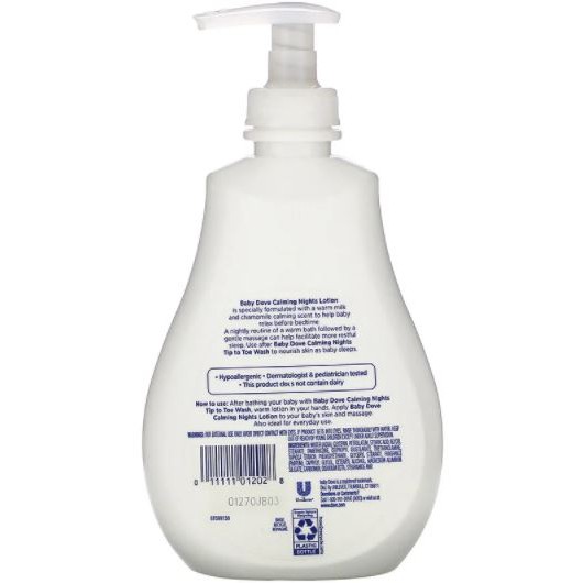 dove baby nighttime lotion