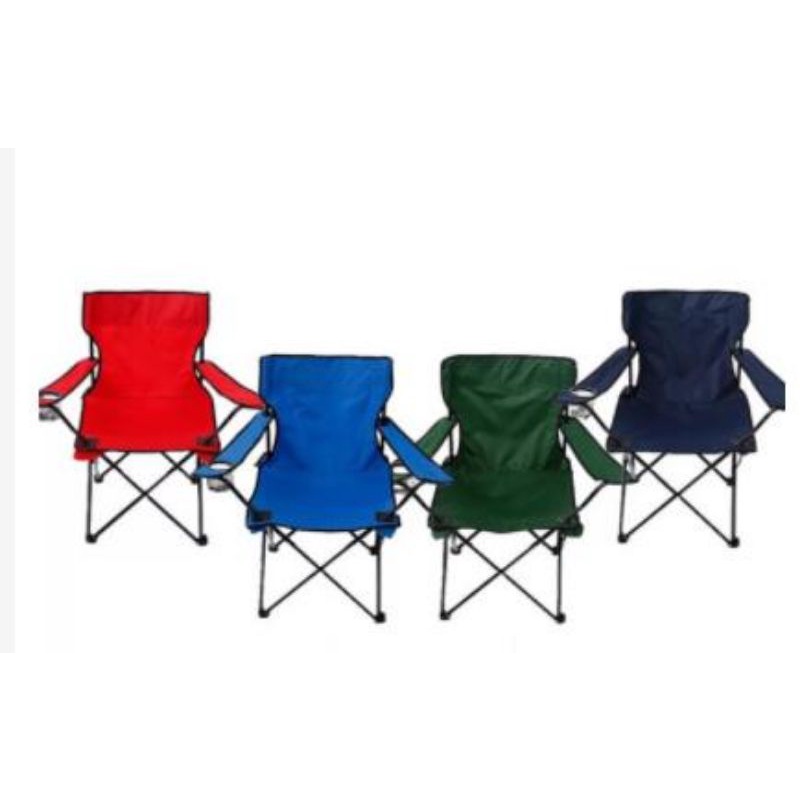 Outdoor Folding Chair Armrest Beach Chair Leisure airCh Shopee
