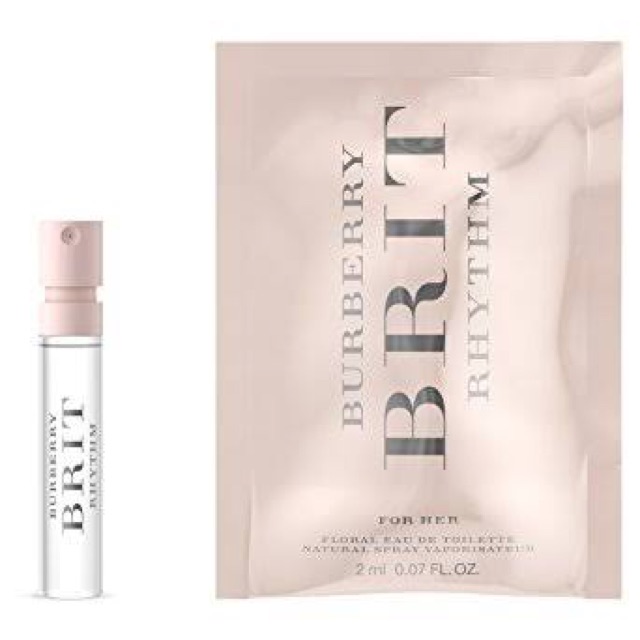 Burberry Brit Rhythm Spray Perfume - Sample | Shopee Philippines