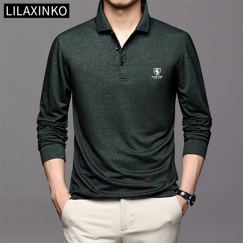 mens long sleeve polo shirts 3xl