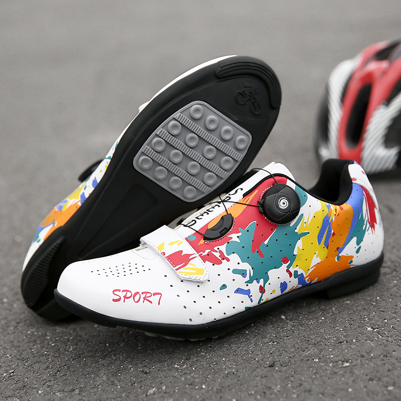 【Ready Stock】Unisex NonLocking Cycling Shoes Breathable MTB