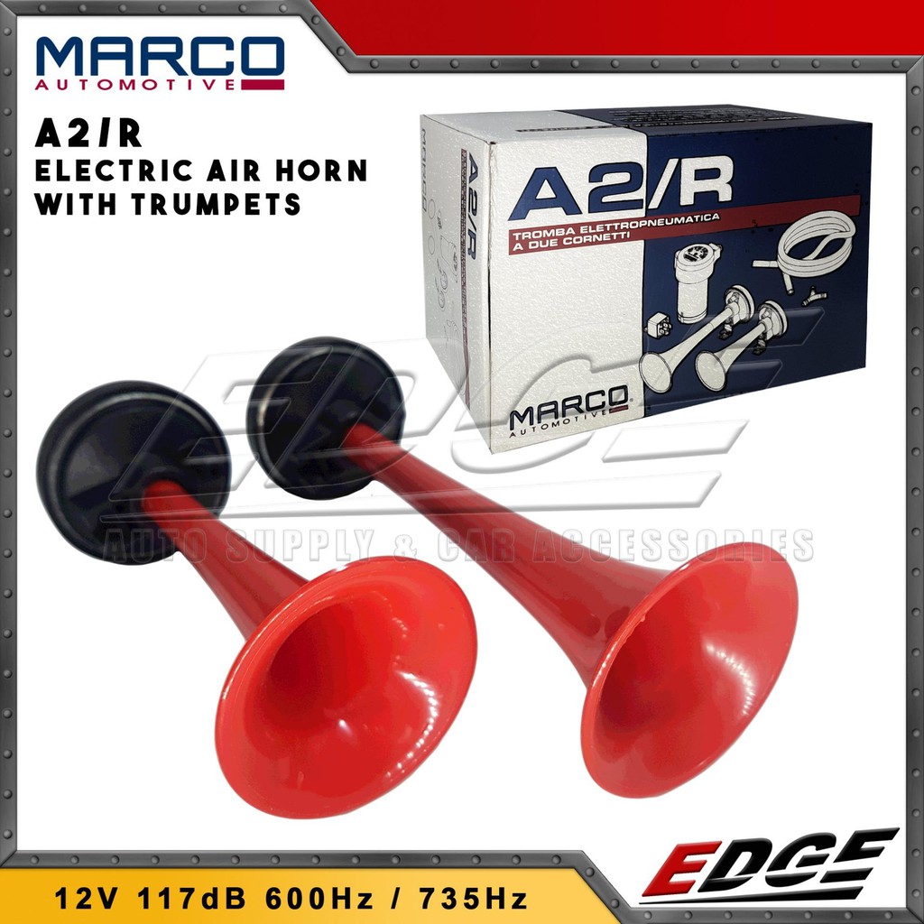 Horn Marco A2/R Electric Air Horns with 2 Trumpets Made in