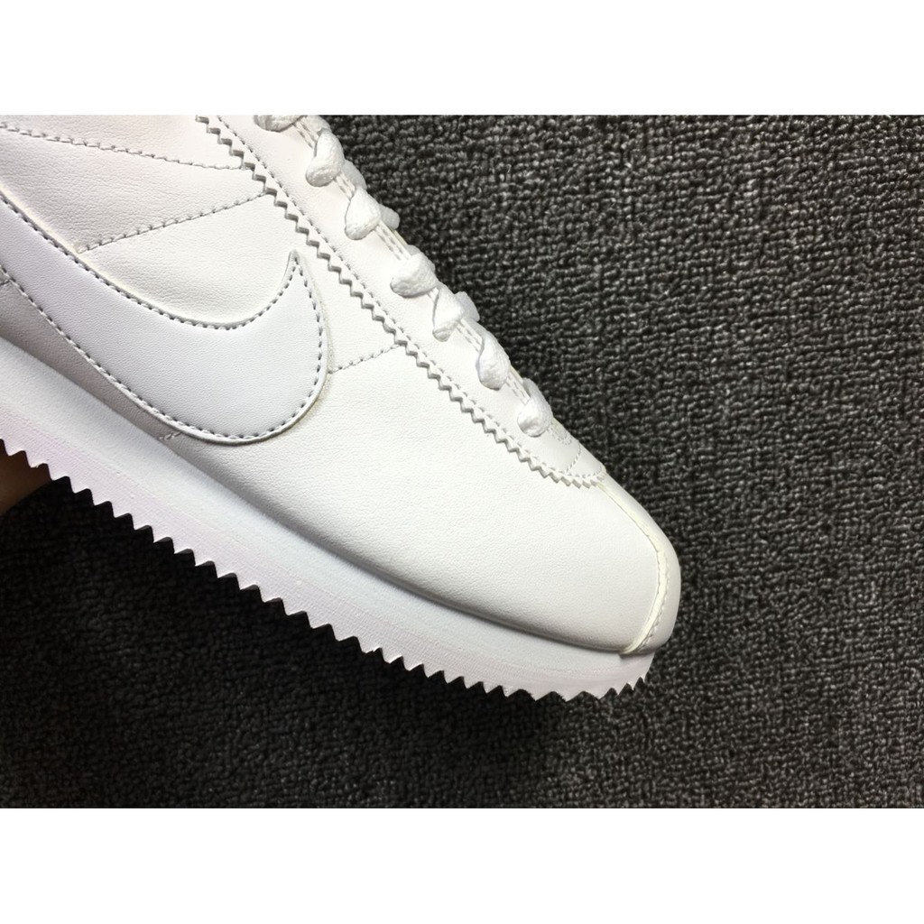 nike cortez all white men