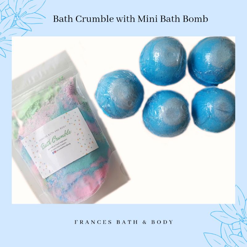 5 minis Bath Bomb and Bath Crumble Shopee Philippines