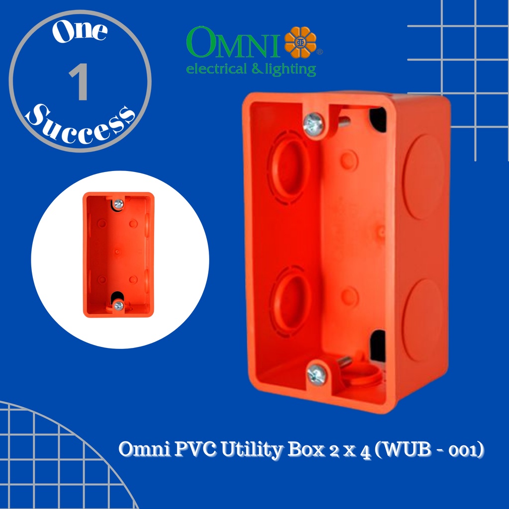 Omni PVC Utility Box 2 x 4 (WUB 001) Shopee Philippines