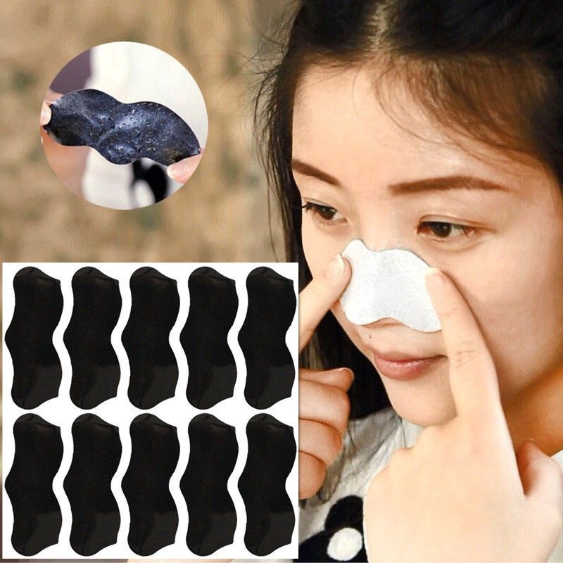 Bamboo Charcoal Nose Pore Strips(whiteheads and blackheads removal