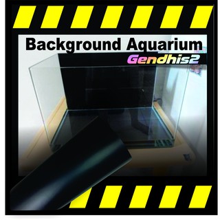 Aquarium Background Stickers Back And Forth Black