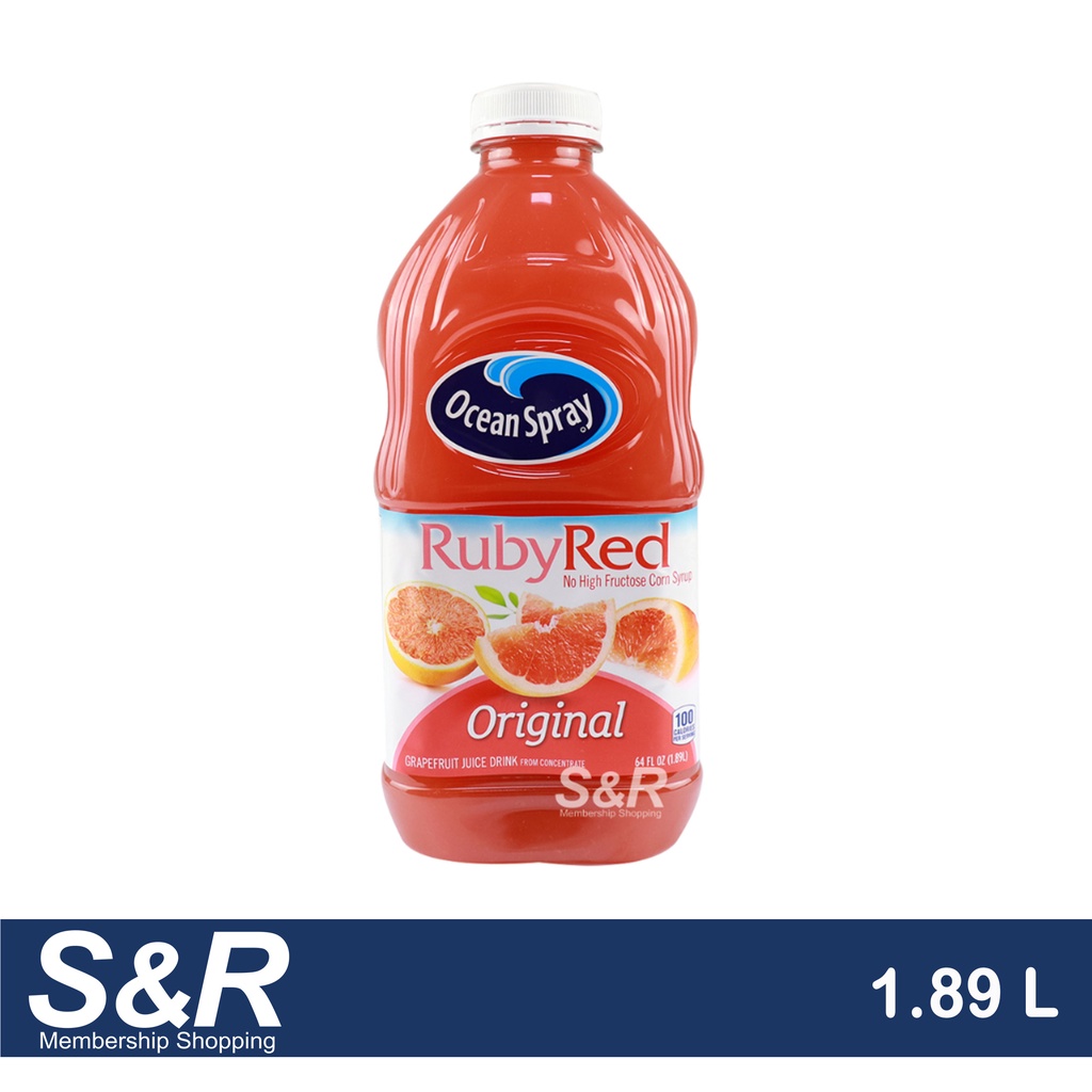 Ocean Spray Ruby Red Original Grapefruit Juice Drink 1.89L Exp Jan 24, 2023 Shopee Philippines