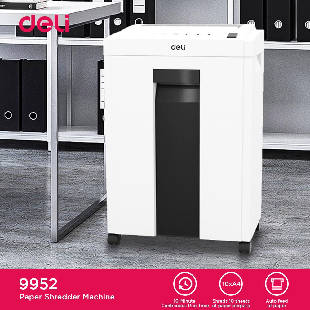 deli-paper-shredder-9952-light-gray-automatic-shopee-philippines