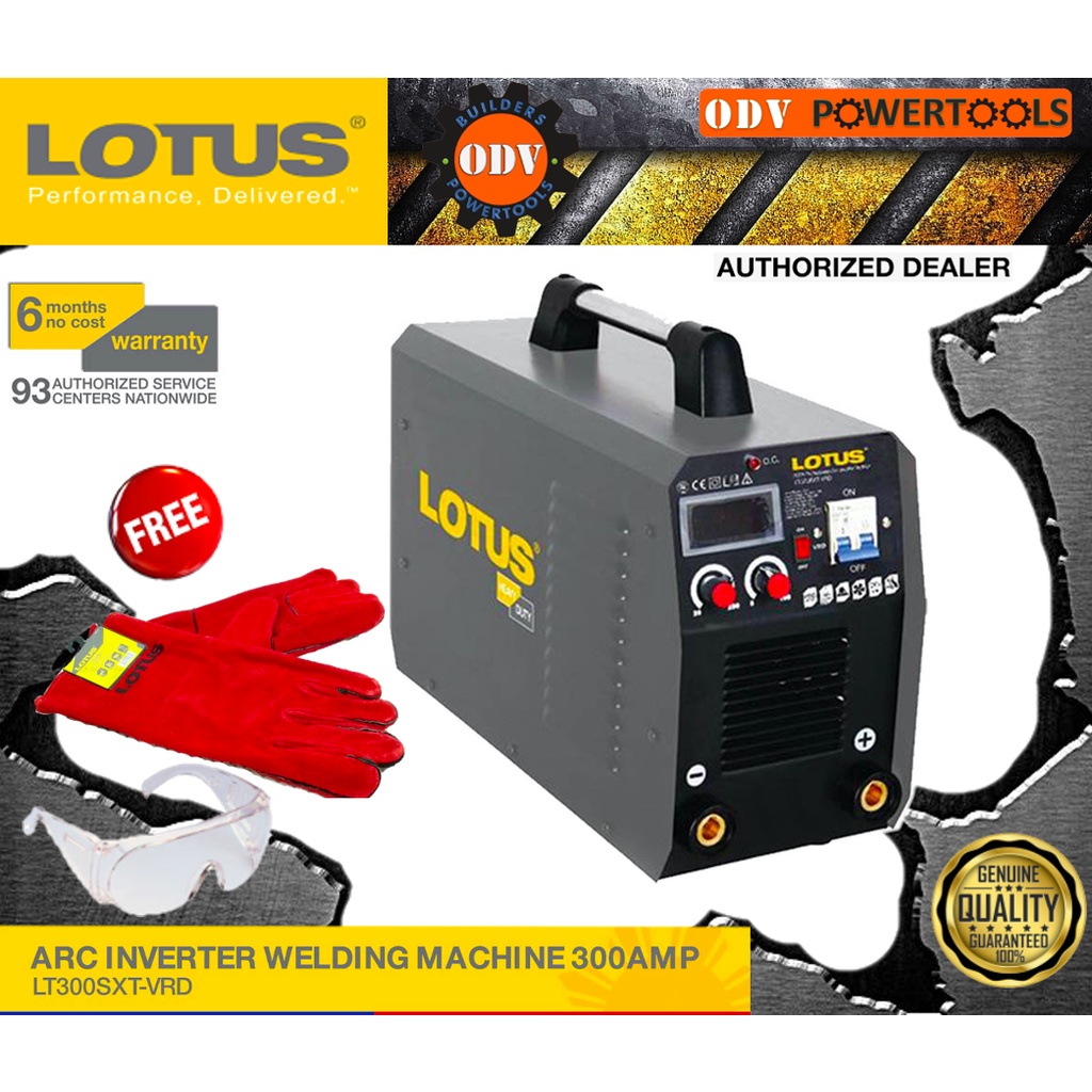 Lotus Arc Inverter Welding Machine (PRO) 300A (LT300SXTVRD) Free