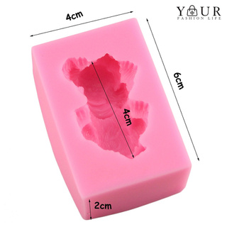 yourfashionlife DIY Cute Dog Shape Silicone Fondant Cake Mold Candy Cookie Kitchen Baking Tool #5
