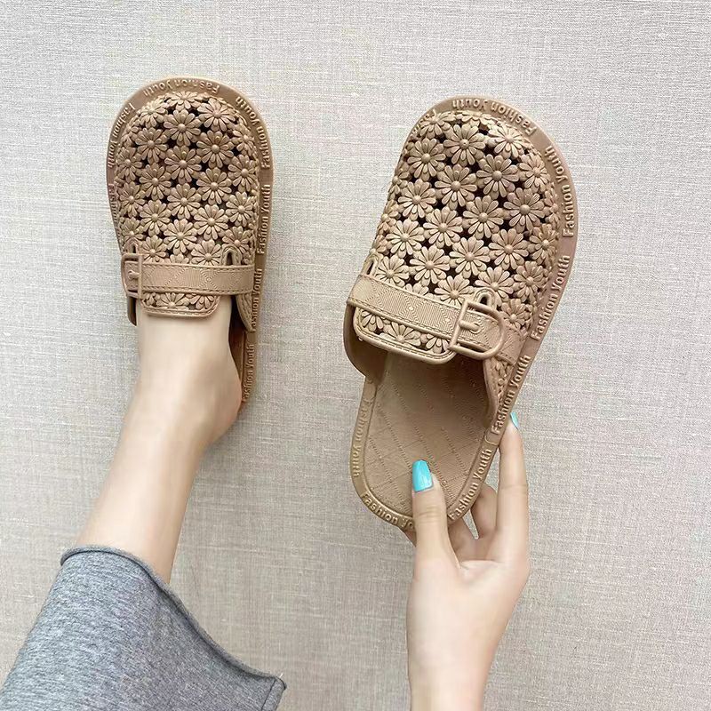 padded slip on sandals