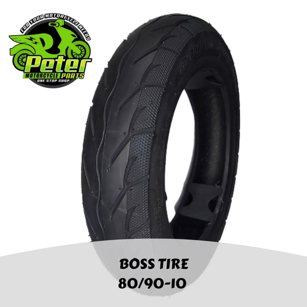 TIRE 80/9010 TUBELESS BOSS TIRE /MADE IN TAIWAN Shopee Philippines