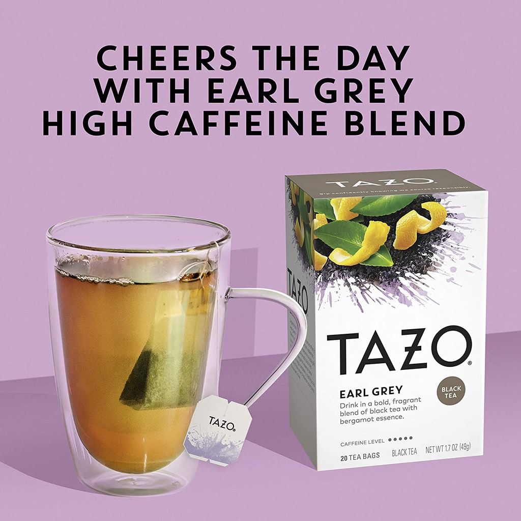 Tazo Earl Grey Tea Bags from USA (sold by 5's) Shopee Philippines