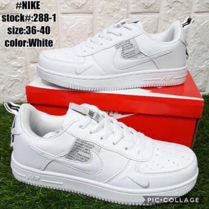 nike white shoes low cut