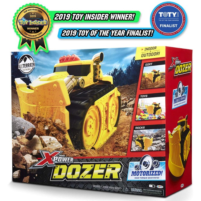 toy bulldozer that pushes 200 pounds