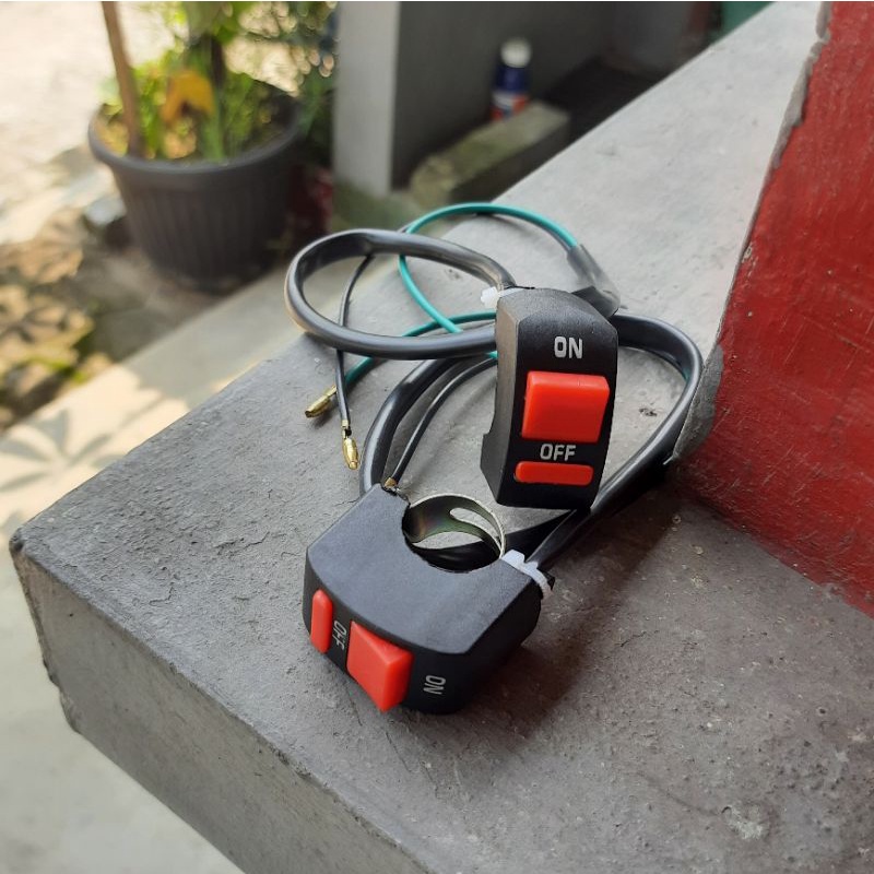 On OF UNIVERSAL Switch ON OFF Button ON OFF All Motorcycle BRT HOLDER ...