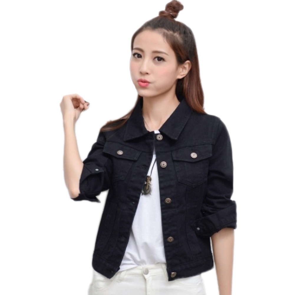 blue short jacket womens