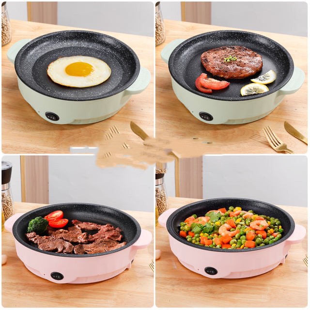 etcCQW Mini Electric Frying Pan Household Multifunctional Fry Electric