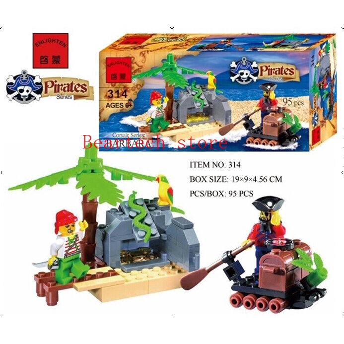 enlighten lego pirate ship