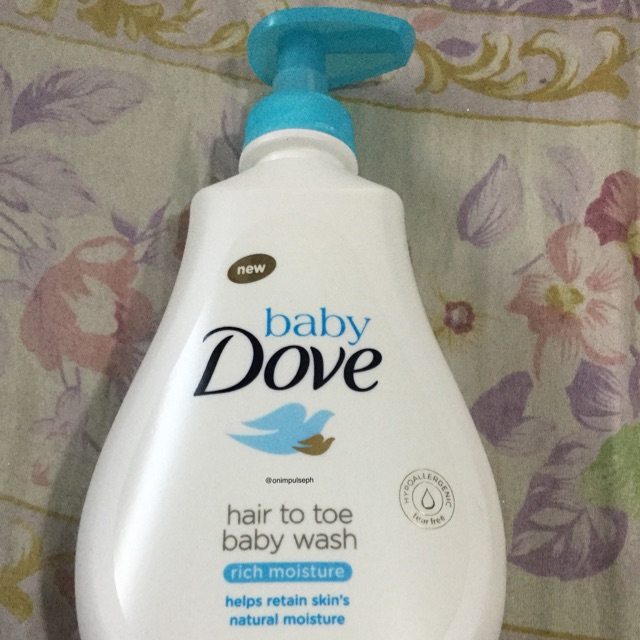 baby dove hair to toe wash