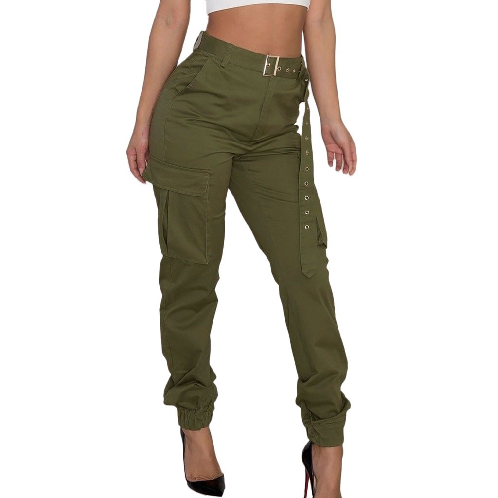 combat trousers with tassels
