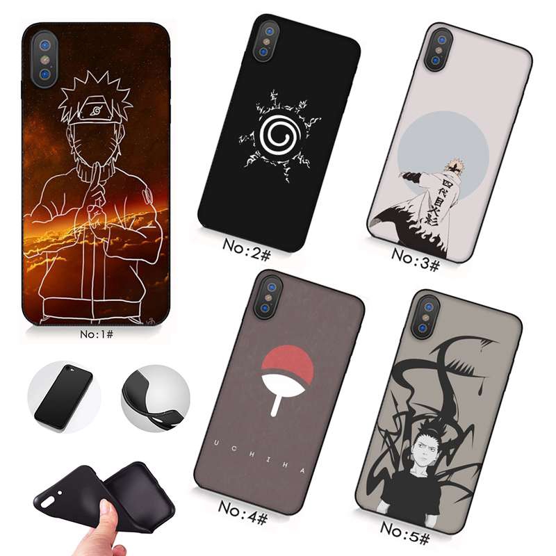 Naruto Uchiha Sasuke Anime Iphone6 7 8 Plus Xs Xr Glass Case Shopee Philippines