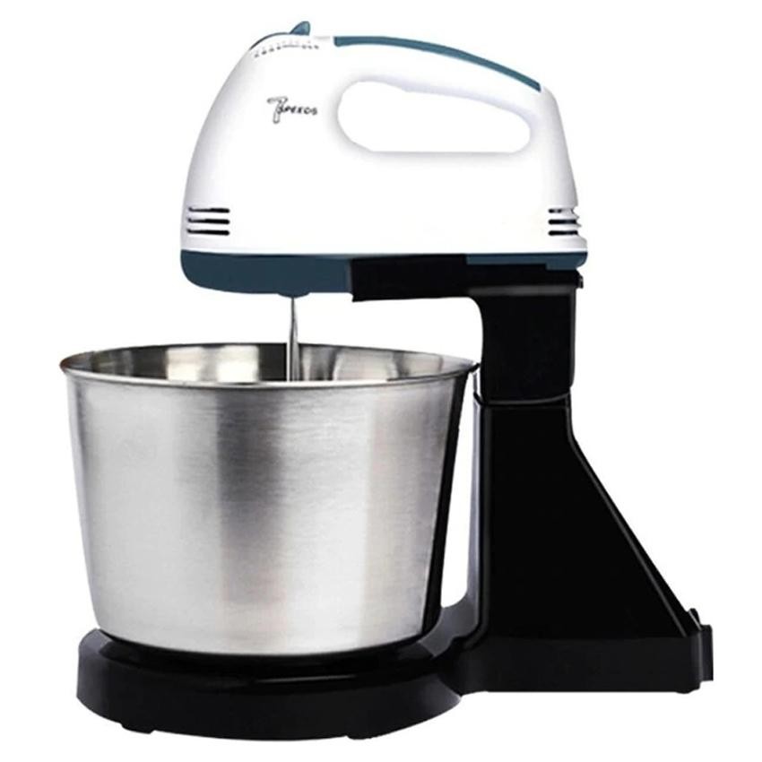 7 Speed Baking Hand Mixer With Stainless Steel Bowl Shopee Philippines
