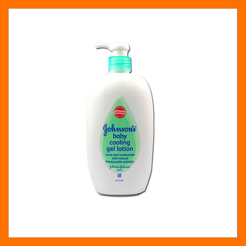 johnson cooling gel lotion