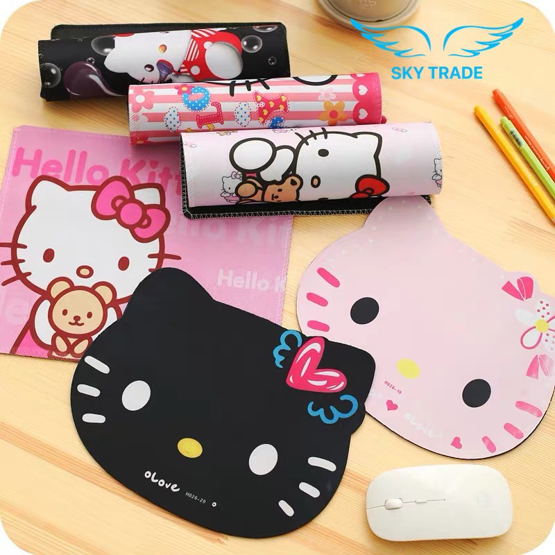 KT Mouse Pad Cartoon Cute Mouse Pad Hello kitty Design Mouse Pad Shopee Philippines