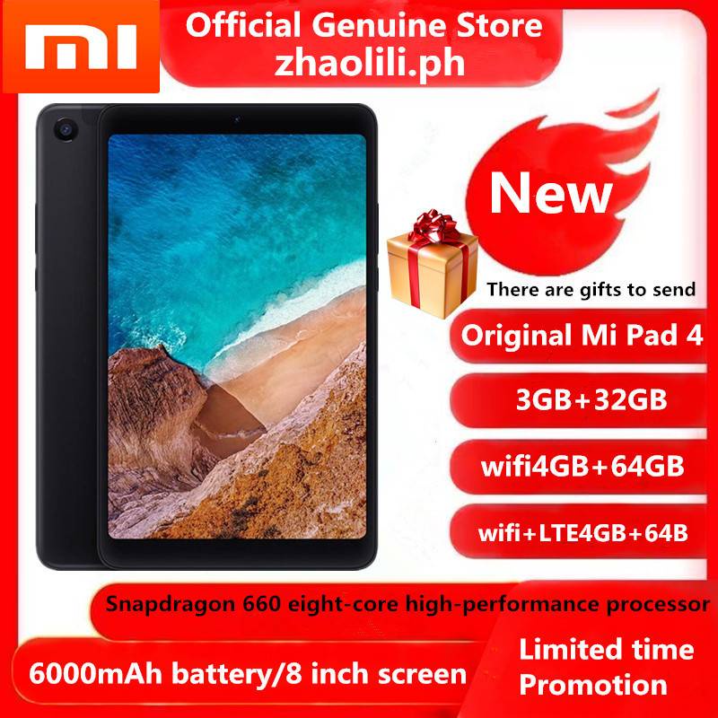 Global Version Original Xiaomi Mi Pad 4 Otg Lte Mipad 4 Tablets Octa Core Telefon Mobile Phone Shopee Philippines