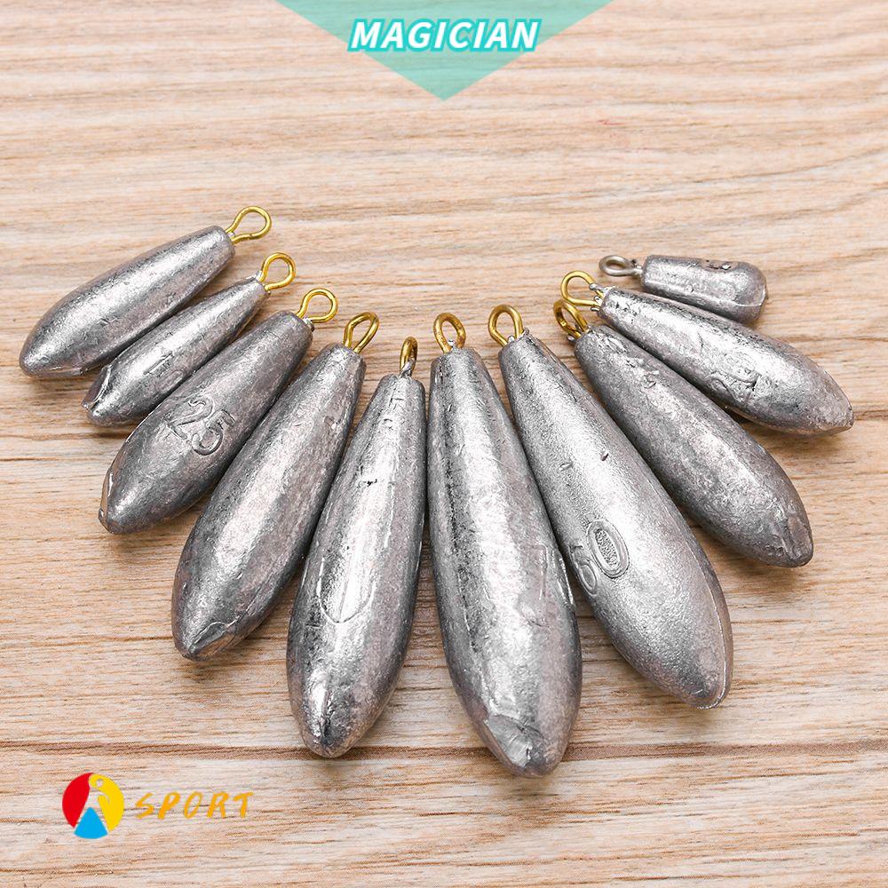 MAGIC 10g/15g/20g/30g/40g/50g Water Droplets Lead Weights Fishing Lead Sinkers Fishing