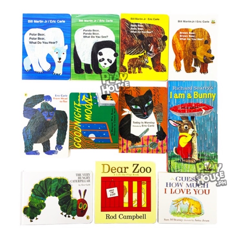 ASSORTED BOARD BOOKS Very Hungry Caterpillar by Eric Carle, Goodnight ...