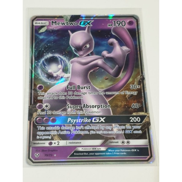 Pokemon TCG Shining Legends Mewtwo GX Card | Shopee Philippines